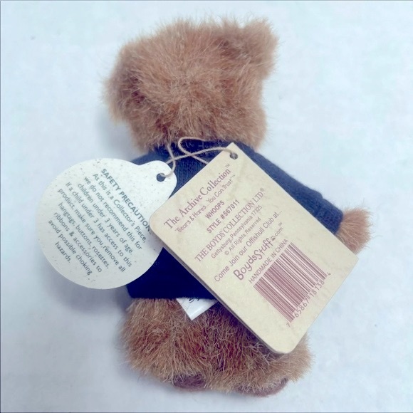 Vintage Retired Boyds Bear Mini Forgive me plush bear 4” - Picture 8 of 10